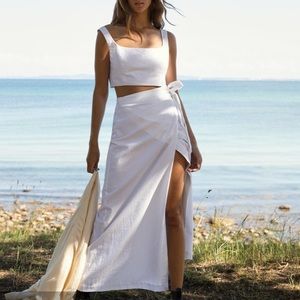 Free People The Moss skirt set